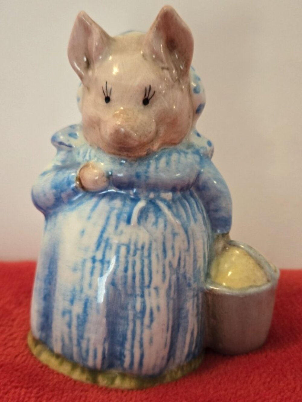 Vintage Beswick Beatrix Potter's Aunt Pettitoes BP3b Backstamp Figurine England